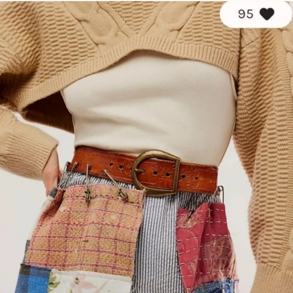 NWT FREE PEOPLE  Quarter Zip Cable Bolero